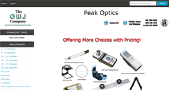 Desktop Screenshot of peakoptics.com